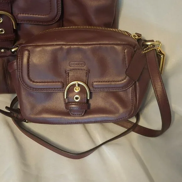 Coach Campbell Camera Bag and Tote Oxblood/Burgundy - EXC!!